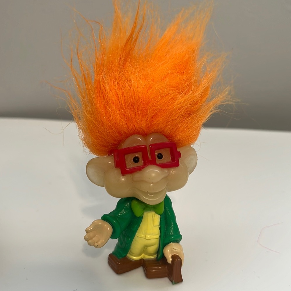 Vintage Burger King Kids Club IQ Troll, 1993